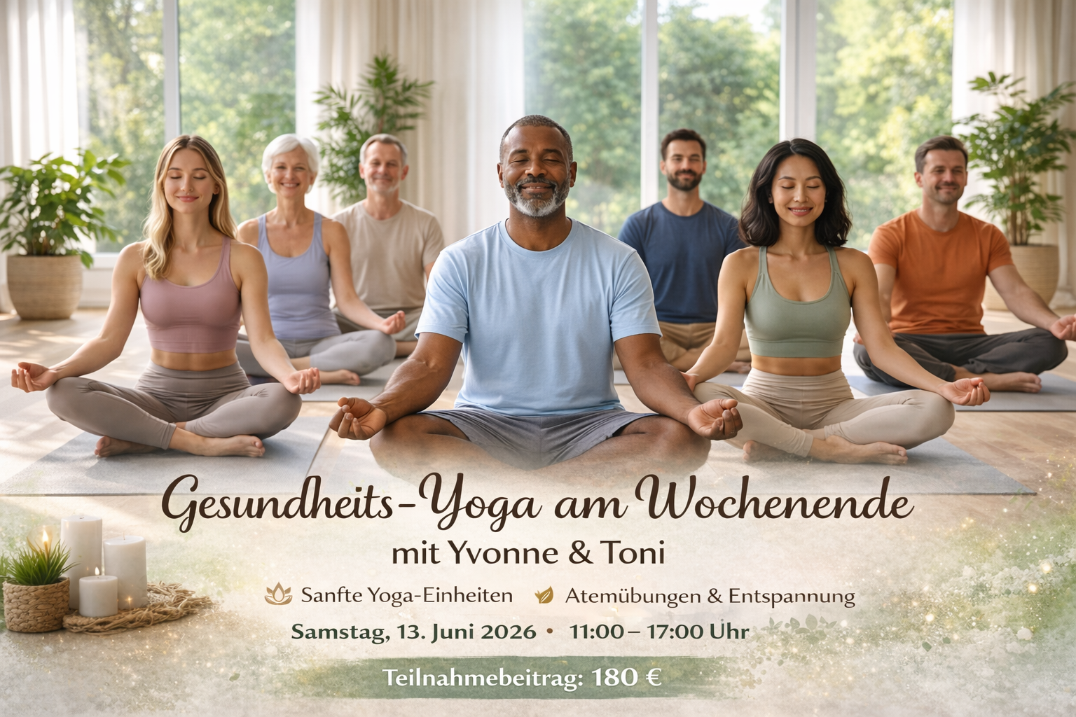 Yoga am Wochenende am 13.06.2026